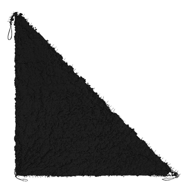 Vela ombreggiante mimetica triangolare nera – immagine 8